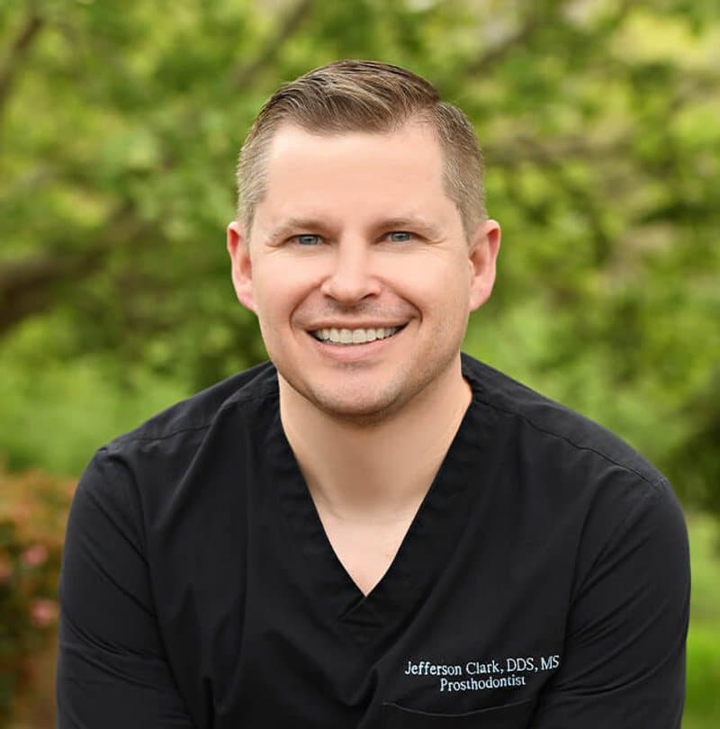 Portrait of Dr. Jefferson Clark, board-certified prosthodontist